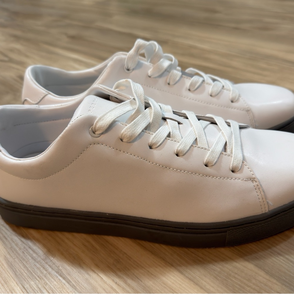 Perry Ellis White and Black Men's Sneakers